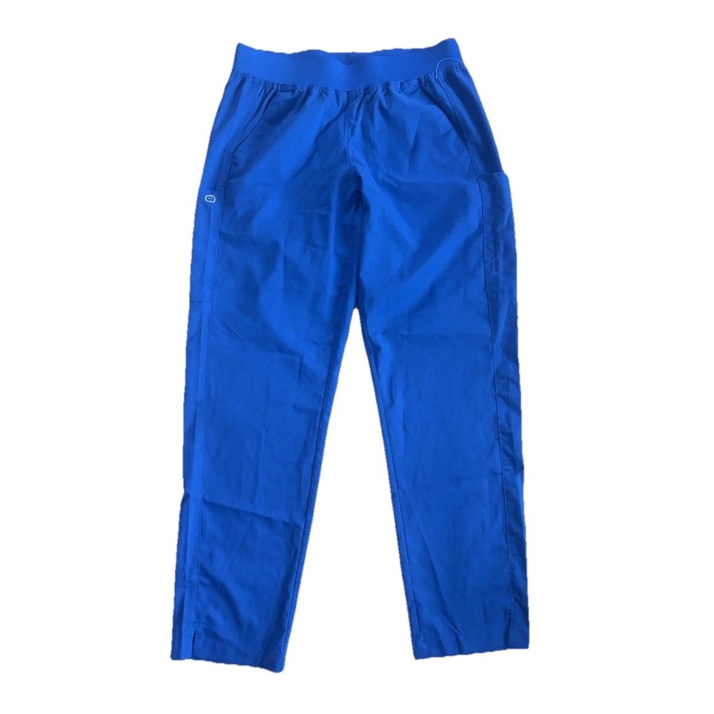 WonderWink Pro Scrub Pants Women's Small Petite Blue Modern Fit